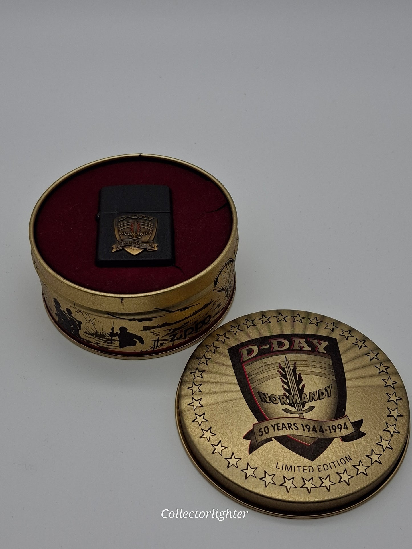 Zippo petrol lighter - D-Day Normandy 50 Years in Box Limited Edition