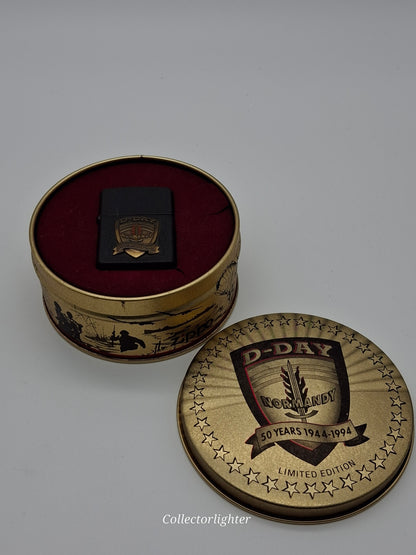 Zippo petrol lighter - D-Day Normandy 50 Years in Box Limited Edition
