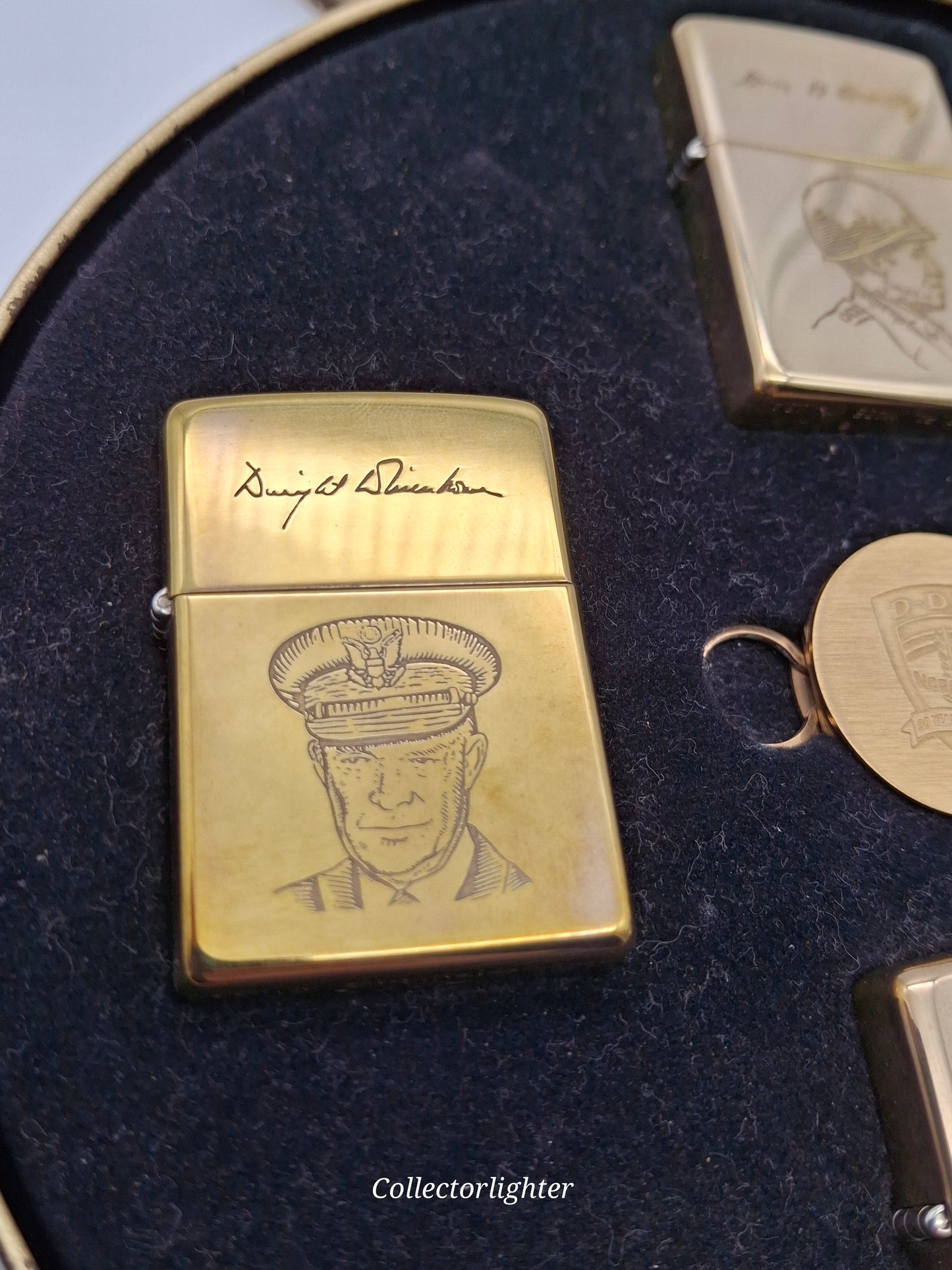 Encendedores de gasolina Zippo - Día D Normandía 50 años set de 4 Héroes Aliados
