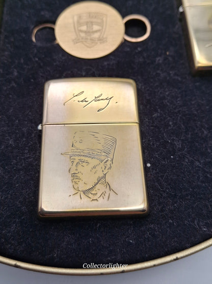 Encendedores de gasolina Zippo - Día D Normandía 50 años set de 4 Héroes Aliados