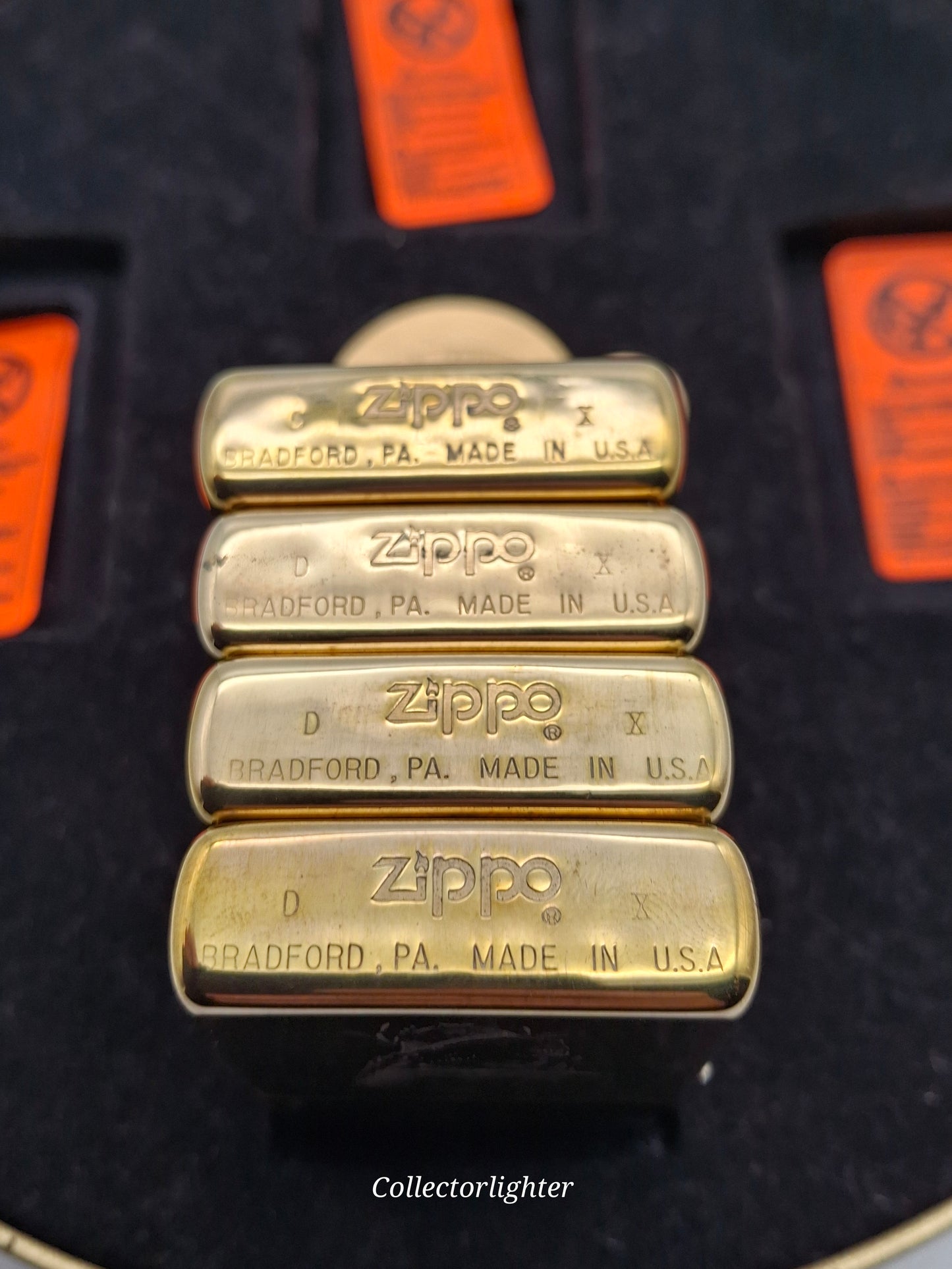 Encendedores de gasolina Zippo - Día D Normandía 50 años set de 4 Héroes Aliados