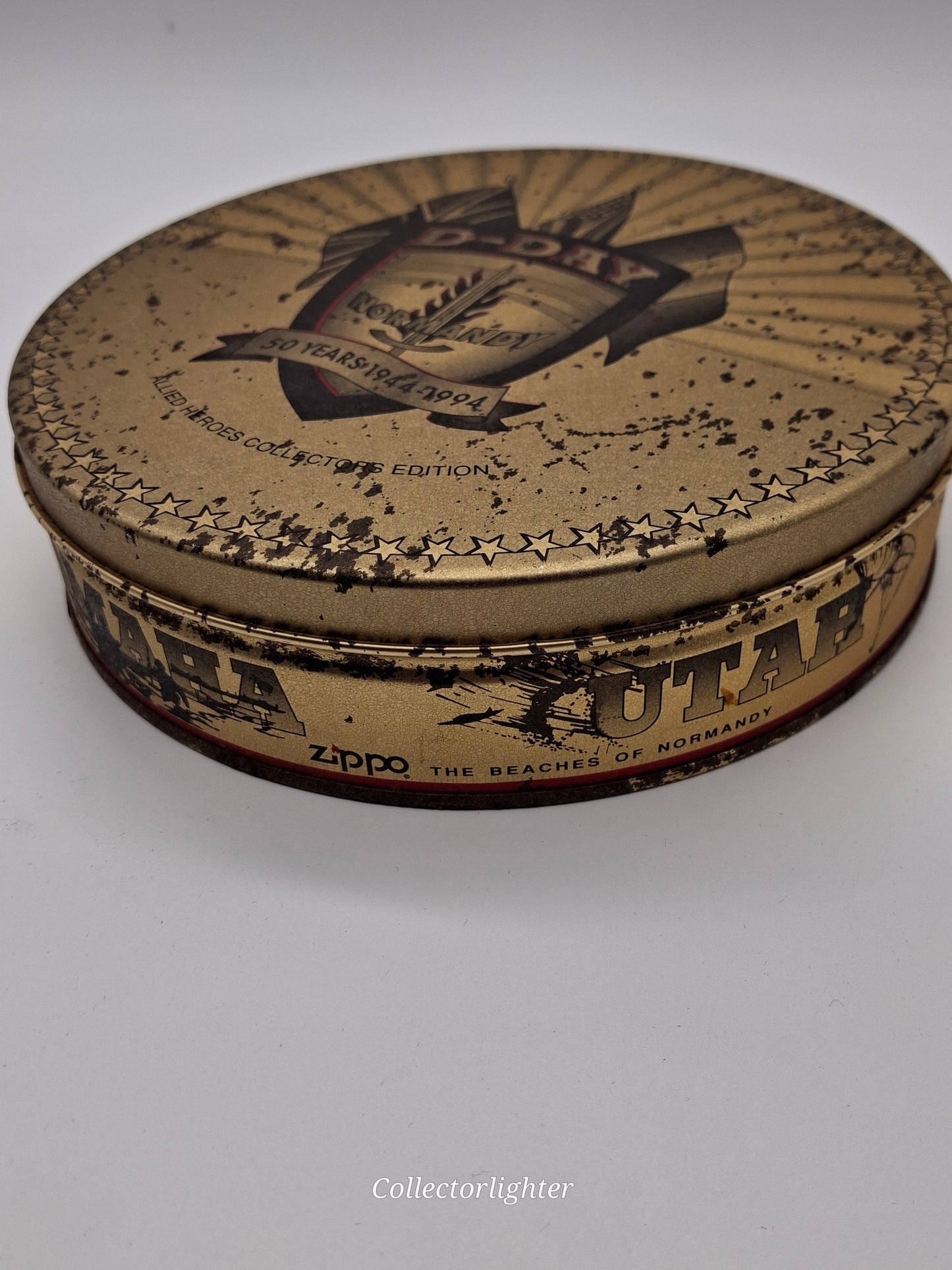 Encendedores de gasolina Zippo - Día D Normandía 50 años set de 4 Héroes Aliados
