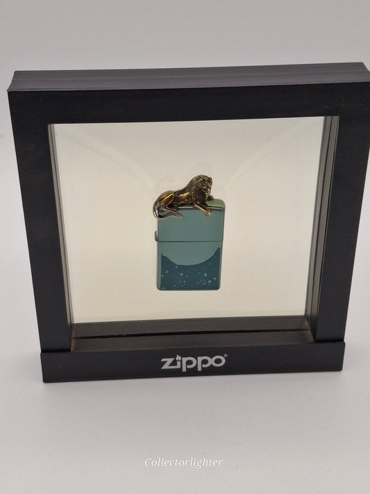 Encendedor de gasolina Zippo - León Dorado Edición Limitada 274/500