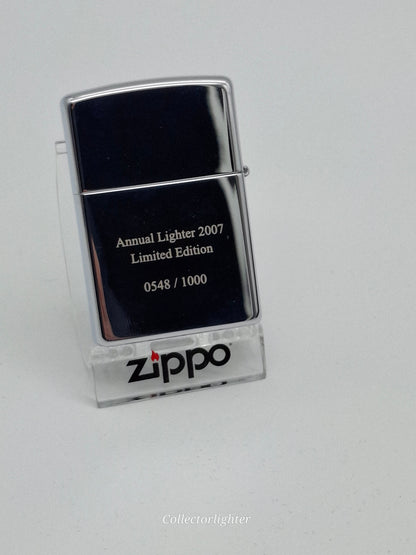 Encendedor de gasolina Zippo - Edición limitada del año 2007 548/1000