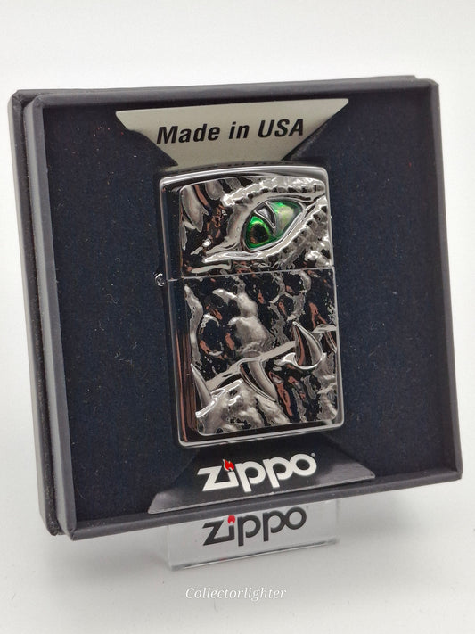 Zippo petrol lighter - Crocodile Eye Green Limited Edition 2004774