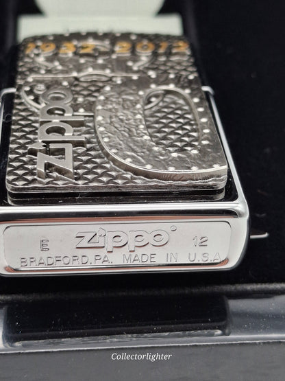 Encendedor de gasolina Zippo - Edición limitada conmemorativa de 1932-2012 2003255