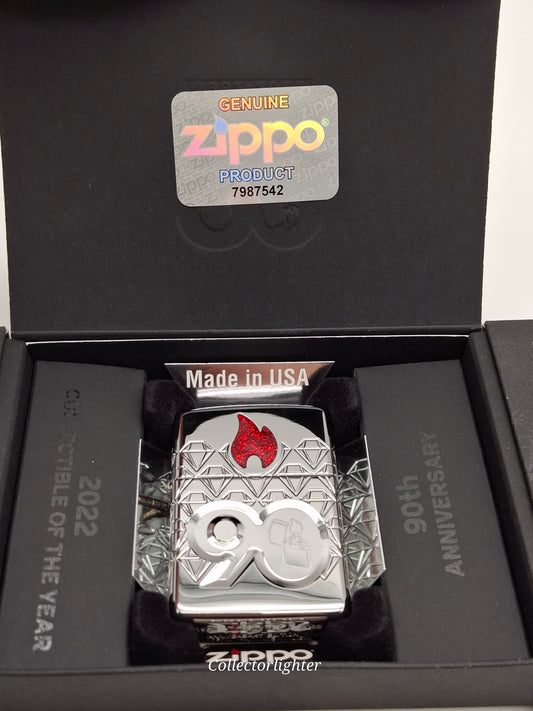 Zippo Petrol Lighter - 90th Anniversary COTY 2022 60006190