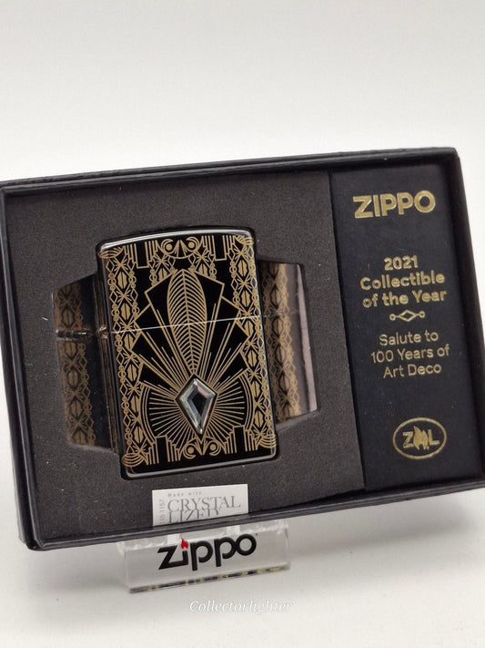 Zippo petrol lighter - 100 Years Art Deco Collectible Of The Year 2021 60005828