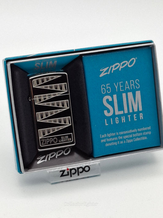 Zippo petrol lighter - 65 Years Slim Lighter Limited Edition 60005957