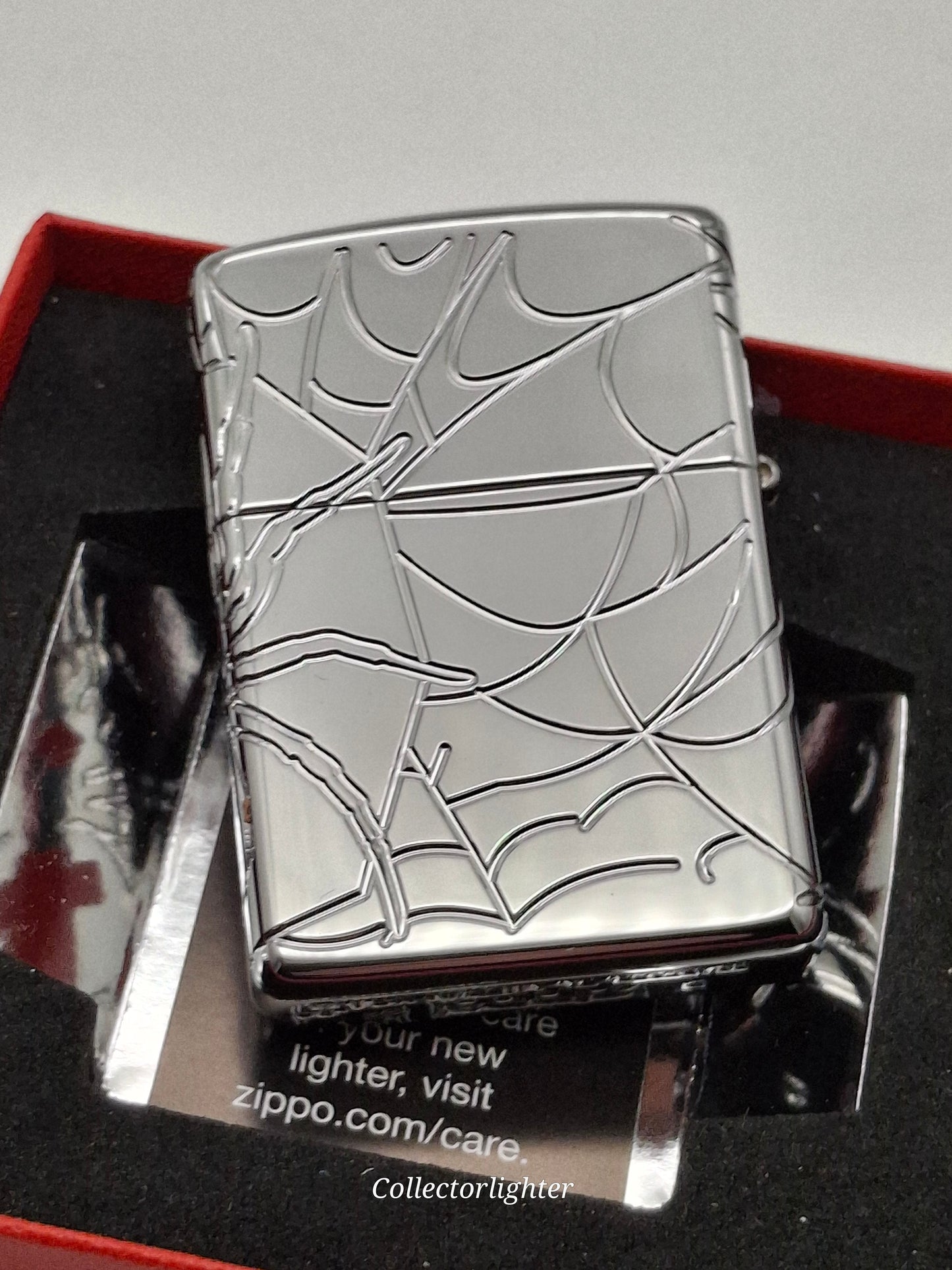 Zippo petrol lighter - Spider Deep Carved Limited Edition 251759