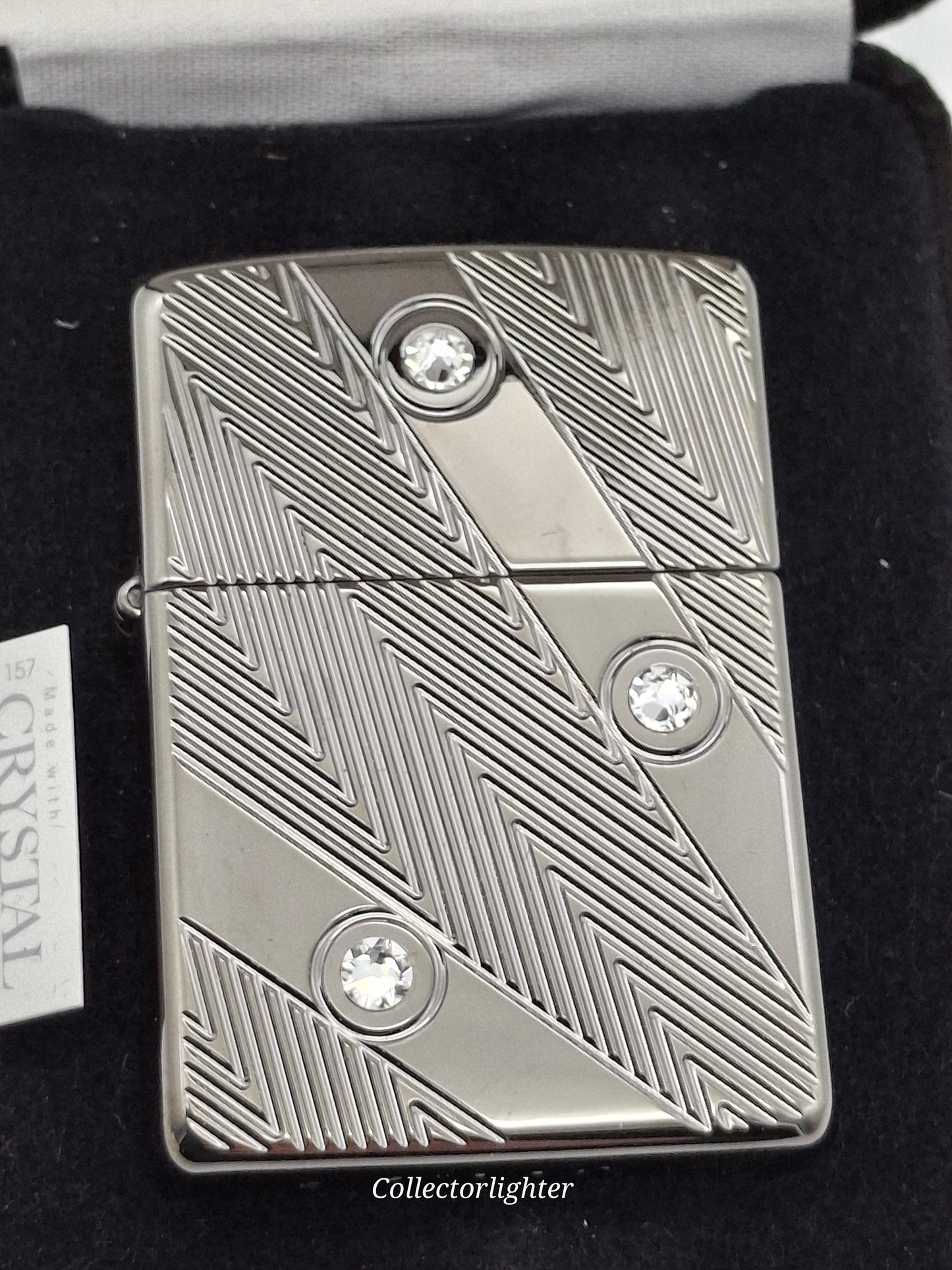Zippo Benzinfeuerzeug COTY 2017 Zig Zag w. Crystals Limited Edition 60002864
