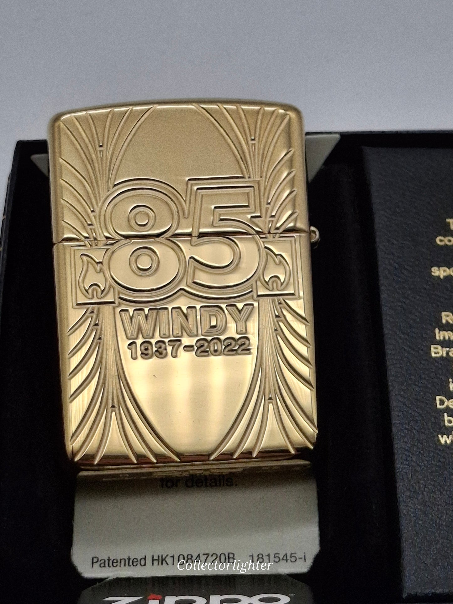 Zippo Benzinfeuerzeug - Windy 85 Years Commemorative Limited Edition 60006440