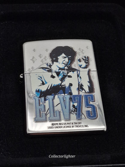 Encendedor de gasolina Zippo - Edición limitada del 75.º cumpleaños de Elvis (2010) 24867