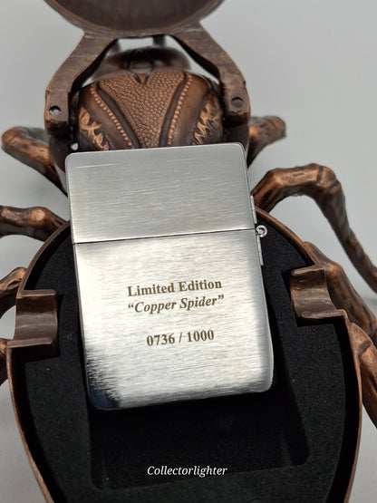 Zippo Benzinfeuerzeug - Copper Spider m. Aschenbecher Limited Edition 251758