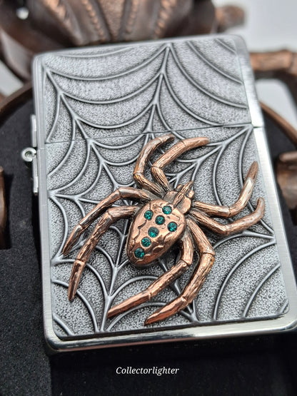 Zippo Benzinfeuerzeug - Copper Spider m. Aschenbecher Limited Edition 251758