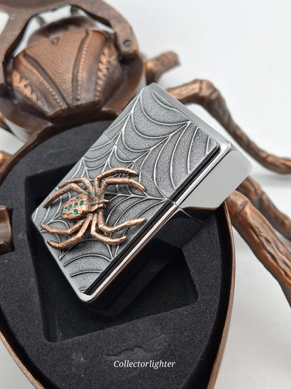 Zippo Benzinfeuerzeug - Copper Spider m. Aschenbecher Limited Edition 251758