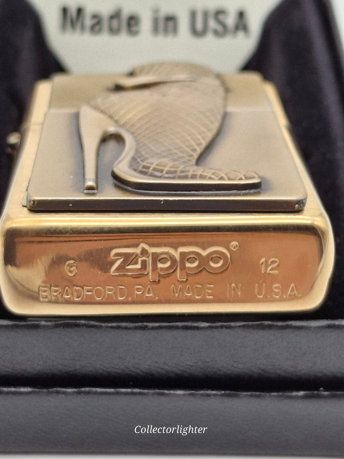 Encendedor de gasolina Zippo - Tacones Dorados Edición Limitada 2003333