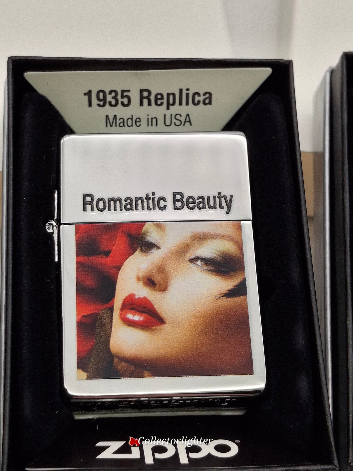 Zippo petrol lighter - Romantic Beauty set of 4 Limited Edition 1935 Replica - same number!