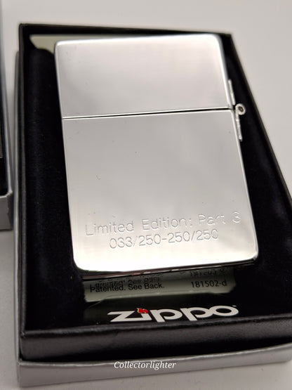 Zippo petrol lighter - Romantic Beauty set of 4 Limited Edition 1935 Replica - same number!