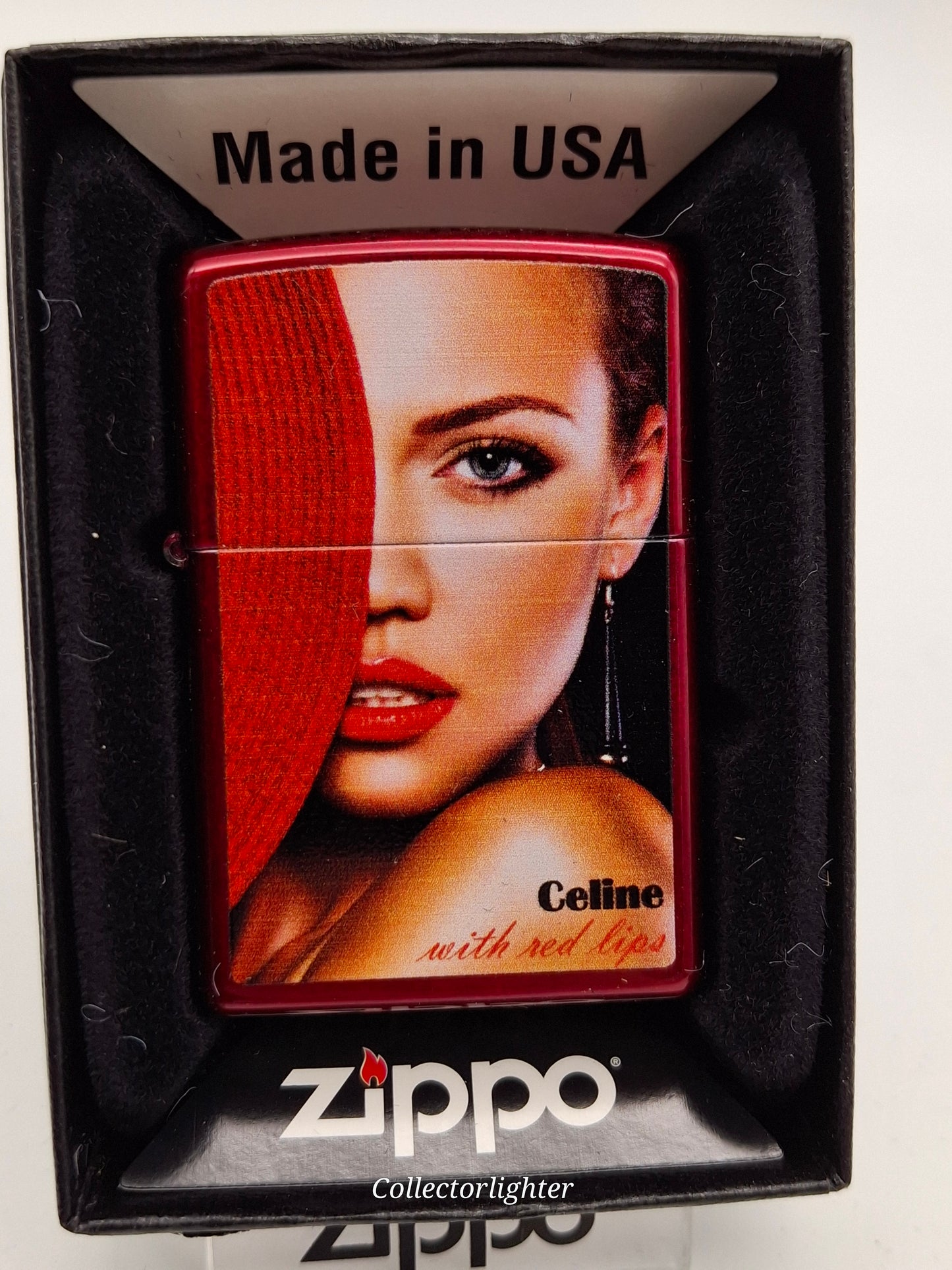 Zippo petrol lighter - Red Lips set of 4 Limited Edition - same number!