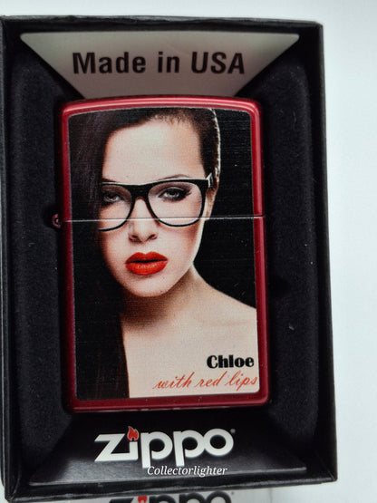 Zippo petrol lighter - Red Lips set of 4 Limited Edition - same number!