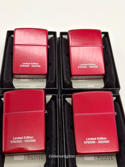 Zippo petrol lighter - Red Lips set of 4 Limited Edition - same number!