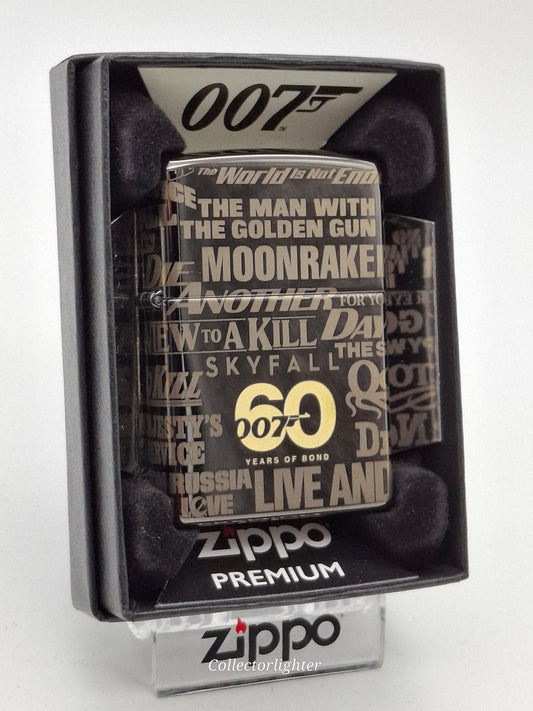Zippo petrol lighter - James Bond 60th Anniversary Limited Edition 60006612