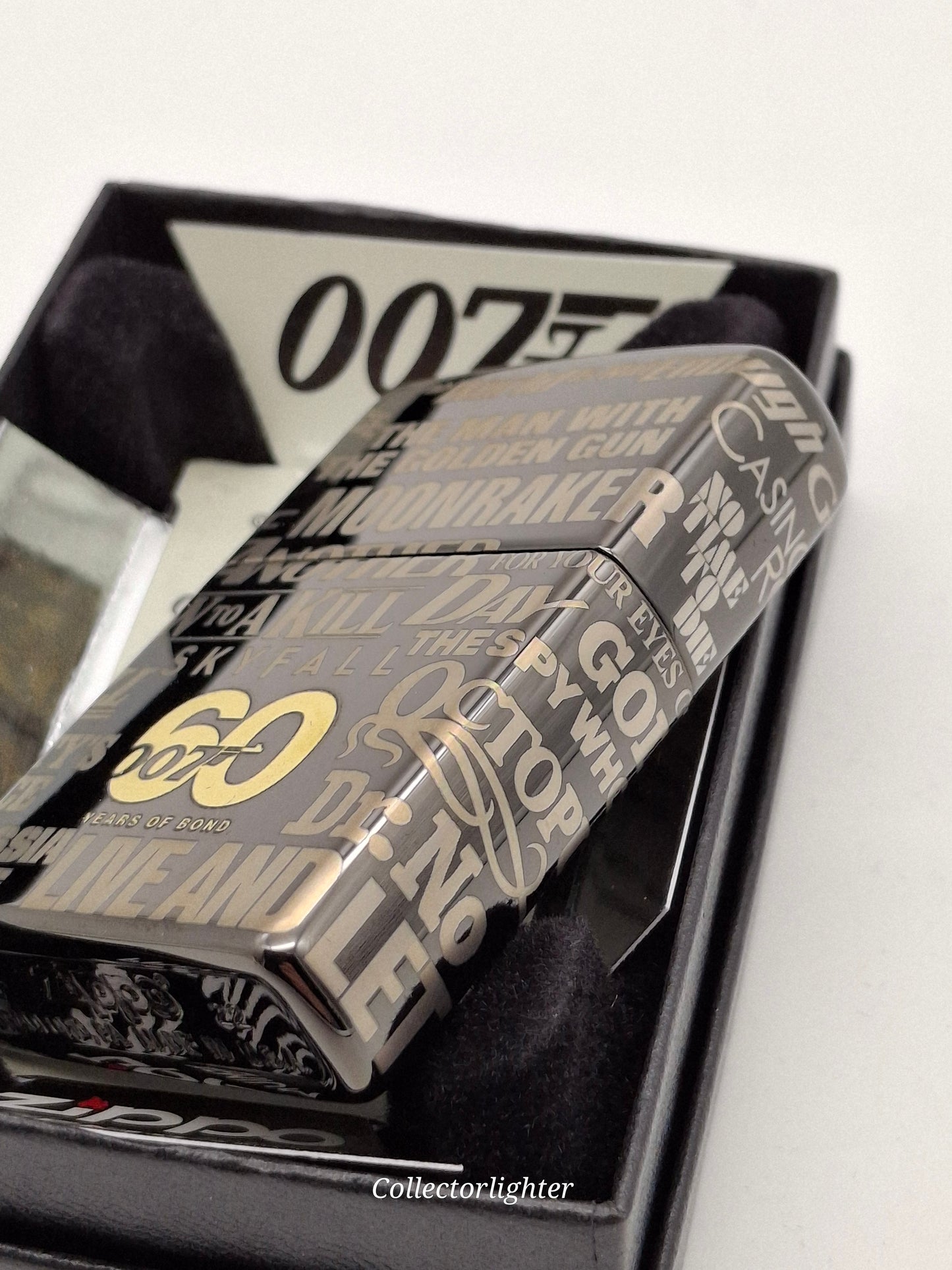 Zippo petrol lighter - James Bond 60th Anniversary Limited Edition 60006612