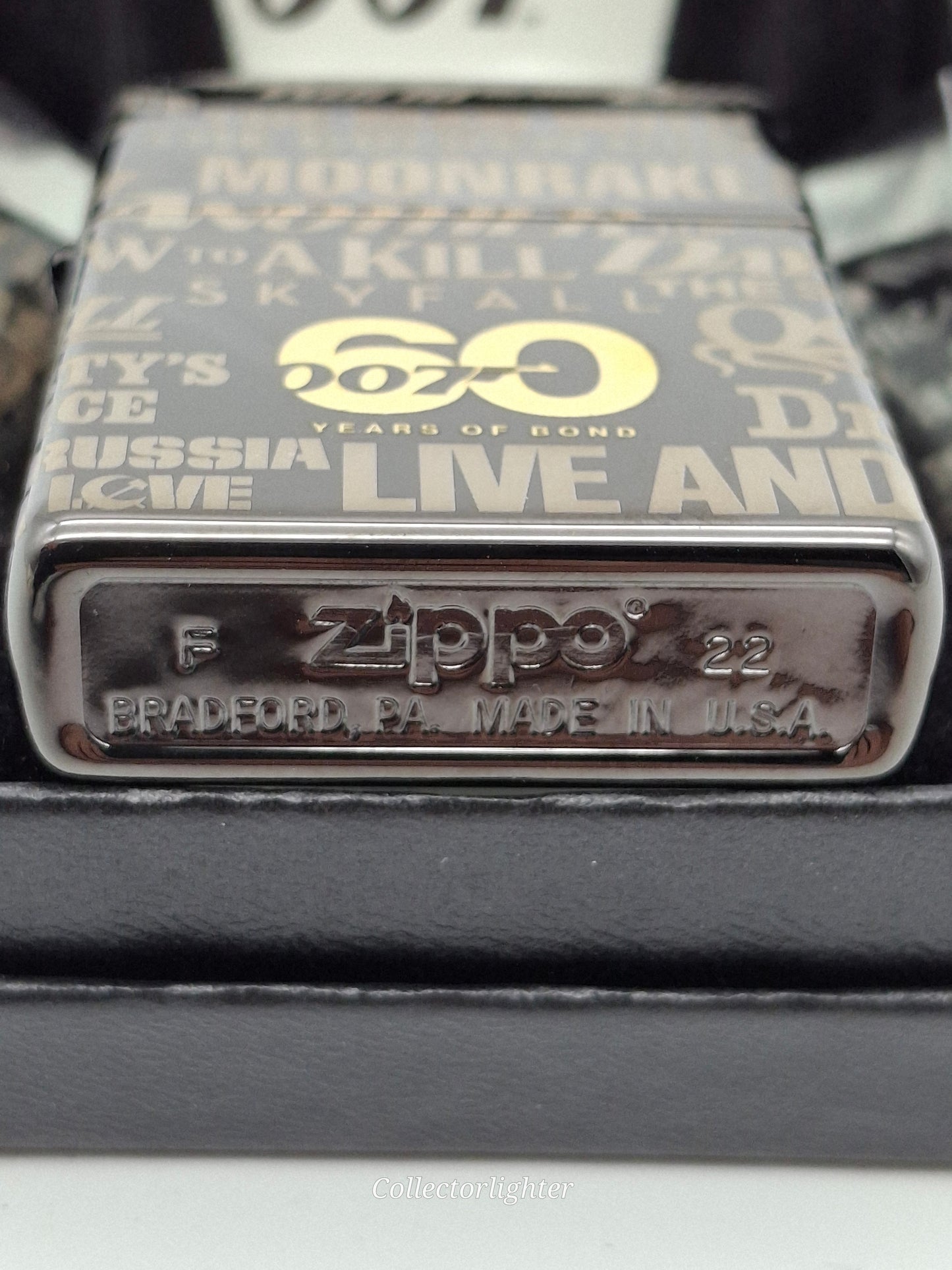 Zippo petrol lighter - James Bond 60th Anniversary Limited Edition 60006612