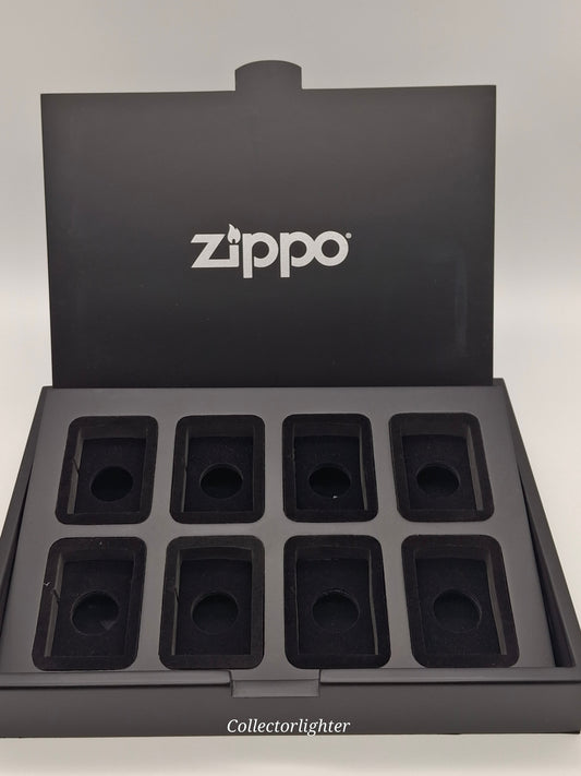 Zippo Holzschatulle für 8 Feuerzeuge - schwarz