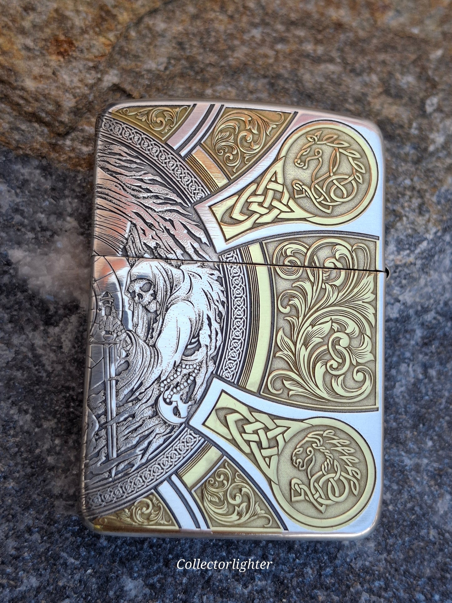 Zippo - Four Horseman Gold / Silver 1941 Replica  - Asia Modell
