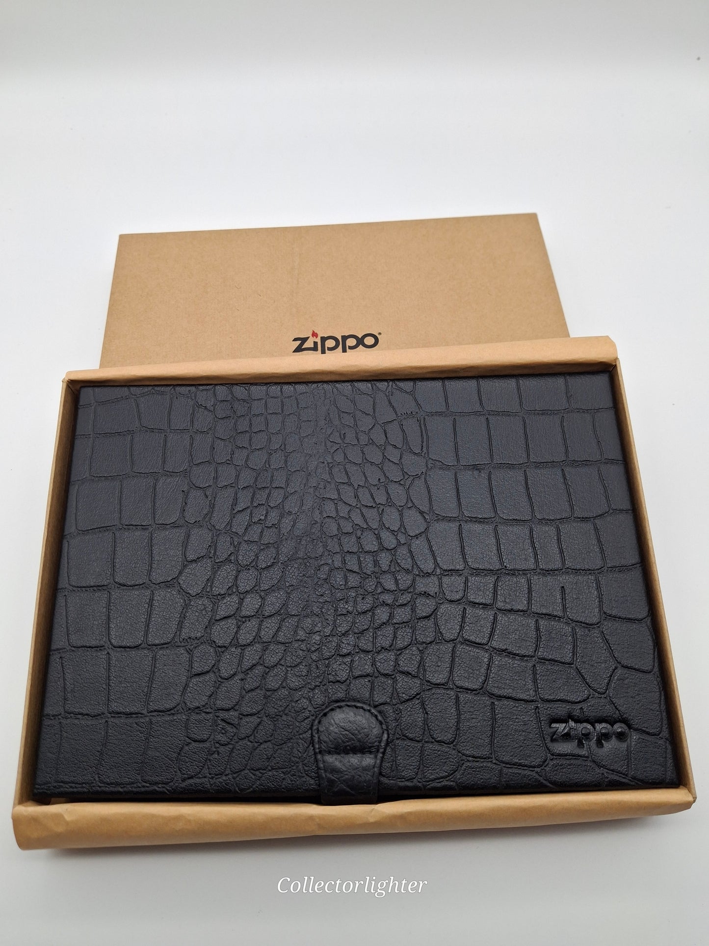 Zippo wooden box for 8 lighters - black