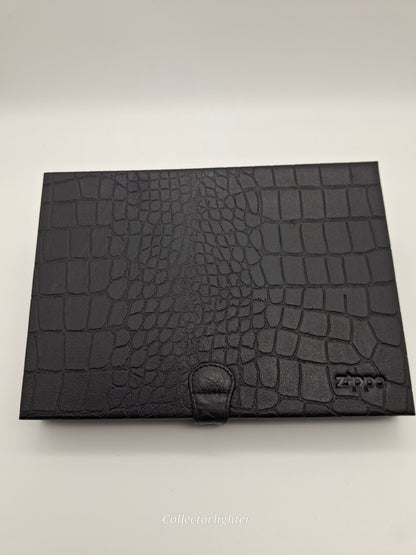 Zippo wooden box for 8 lighters - black