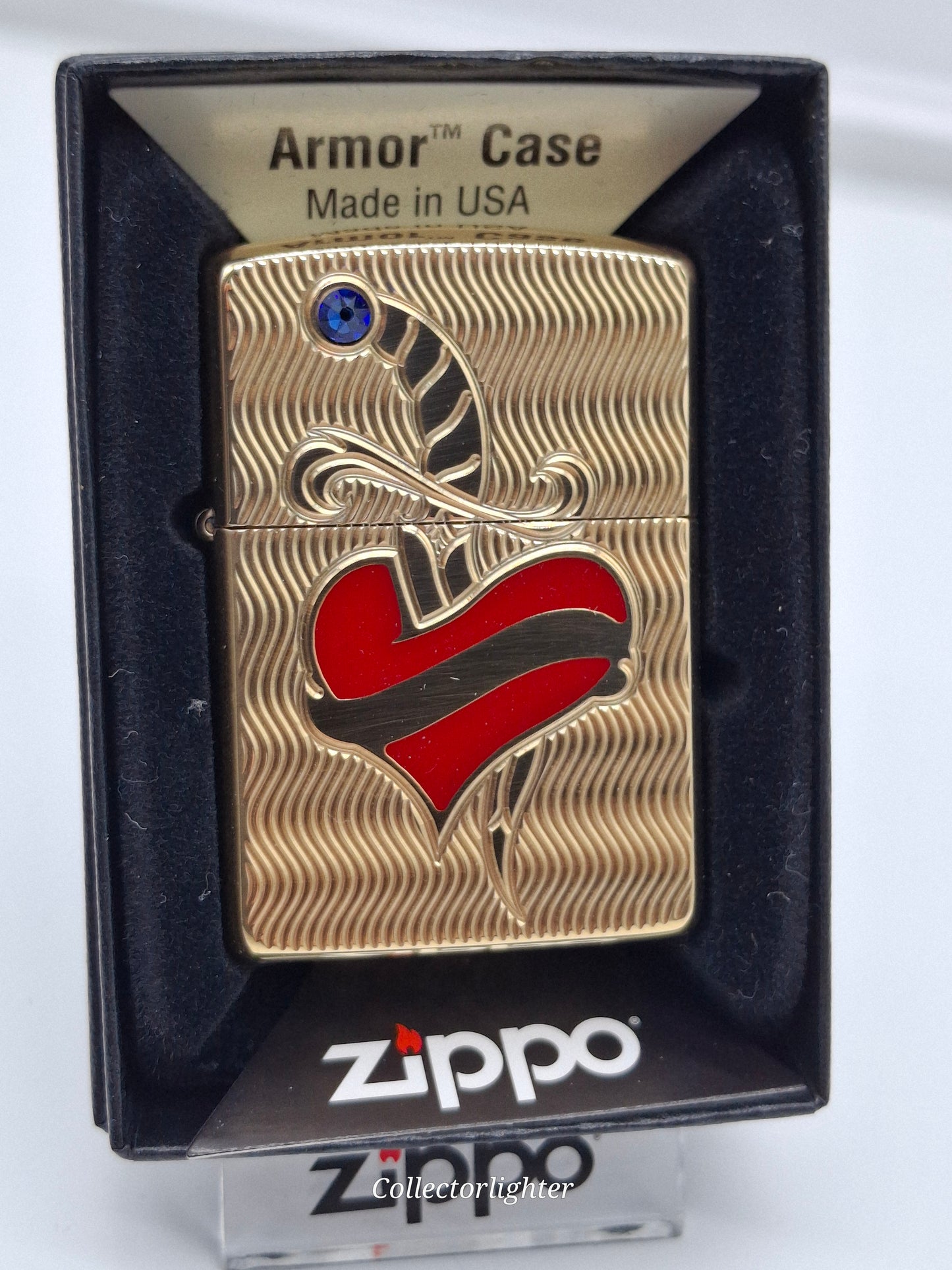 Zippo petrol lighter - Zippo Flame Armor Case 60003415