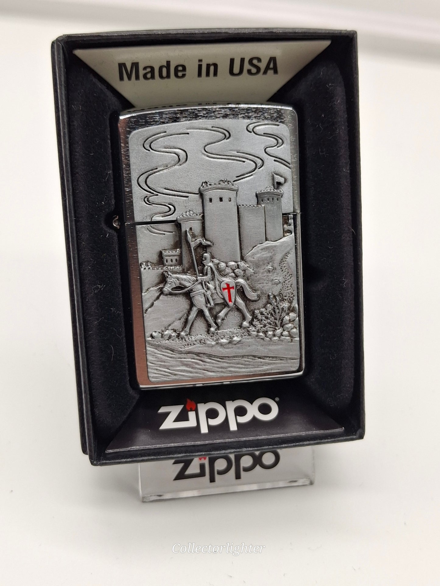 Zippo petrol lighter - Cross with Decoration 2005912 emblem