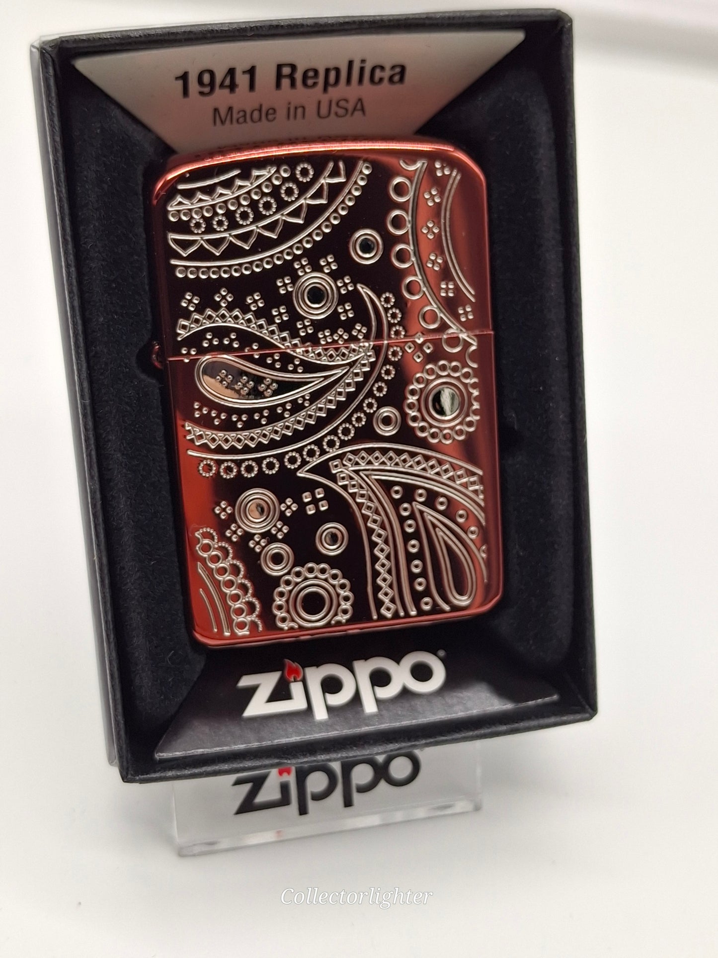 Zippo petrol lighter - Tiger Eye Asia ZA-1-4B