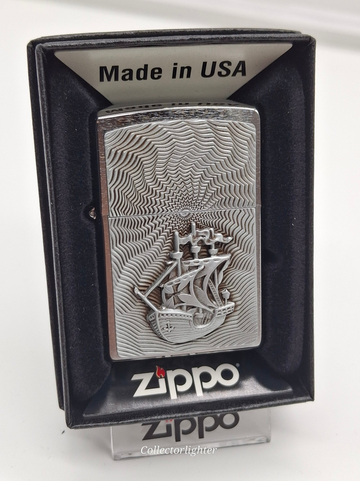 Zippo petrol lighter - Cross with Decoration 2005912 emblem
