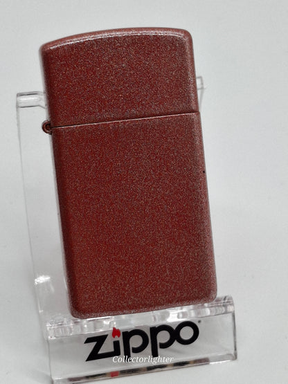 Zippo petrol lighter - Red w. Zippo Logo - Slim Line 60000639