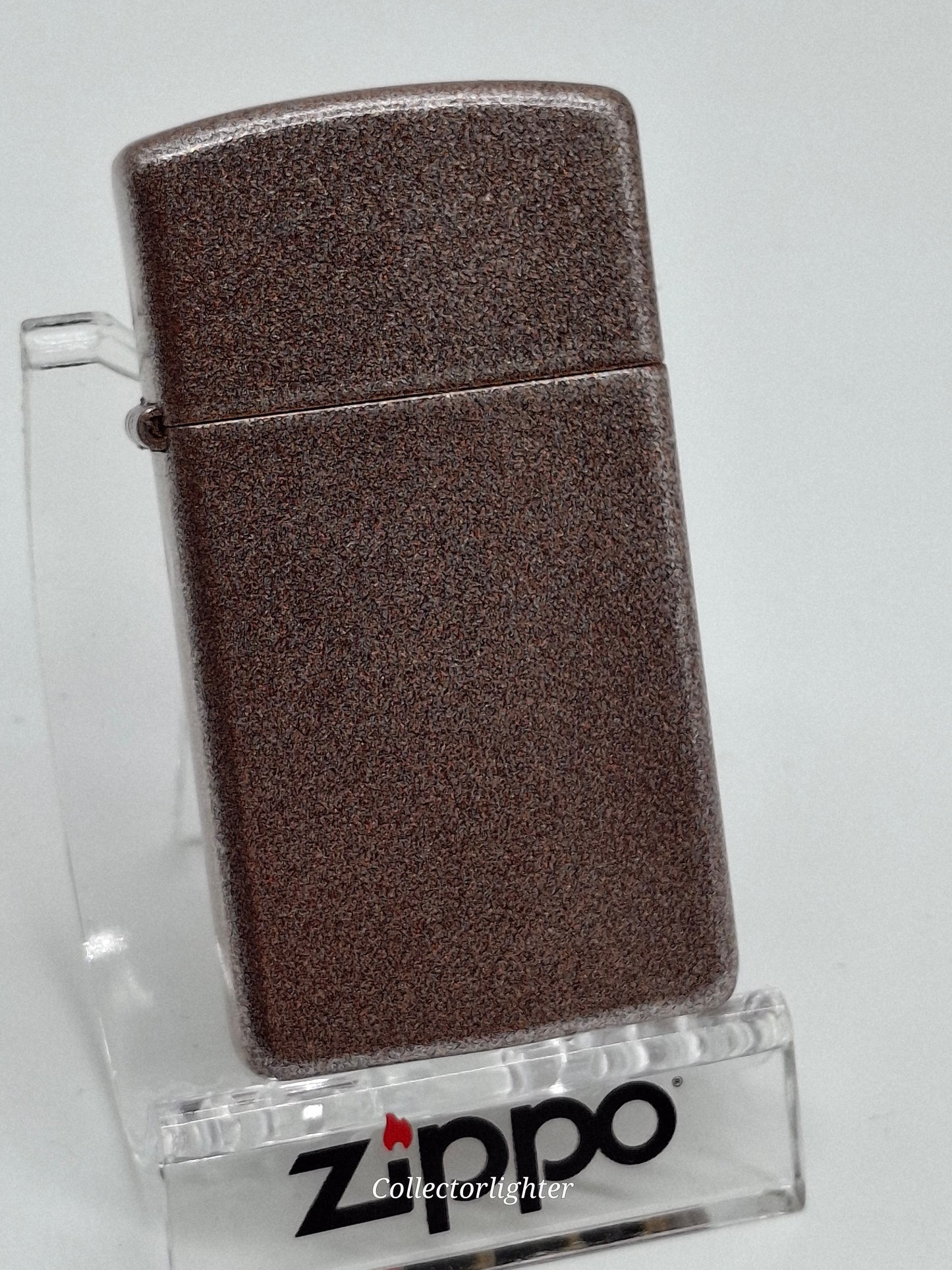 Zippo petrol lighter - Red w. Zippo Logo - Slim Line 60000639