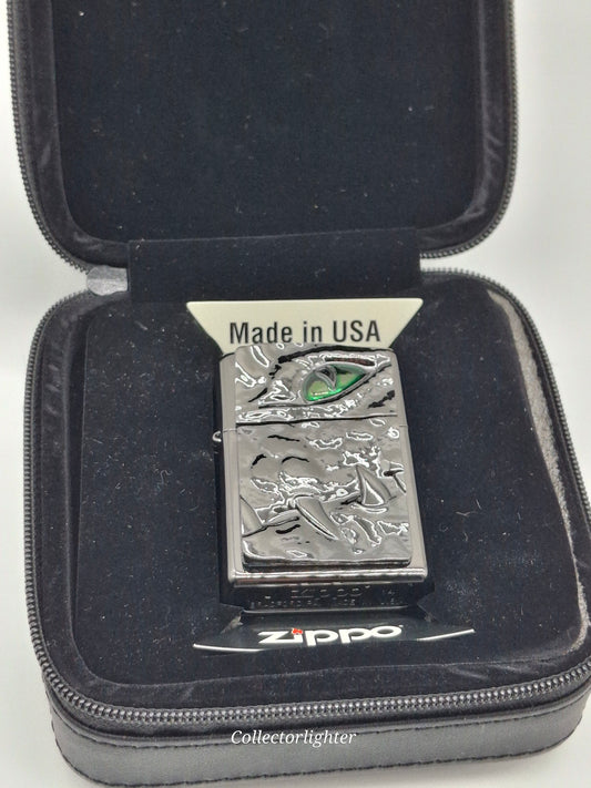 Zippo petrol lighter - Crocodile Eye Green Limited Edition 2004774