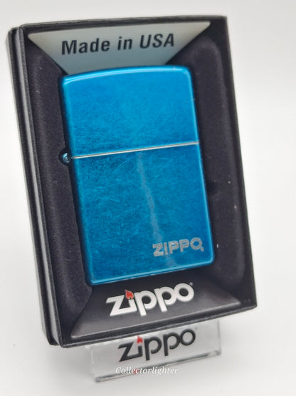 Zippo - Cerulean Iced w. old Logo - Regular 2003632