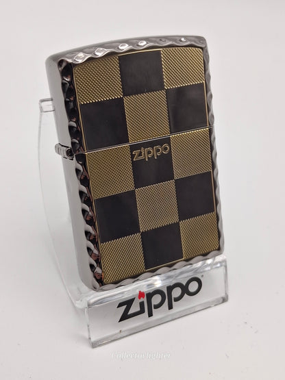 Zippo - Plaid 1 Black Ice Asia ZA-1-12