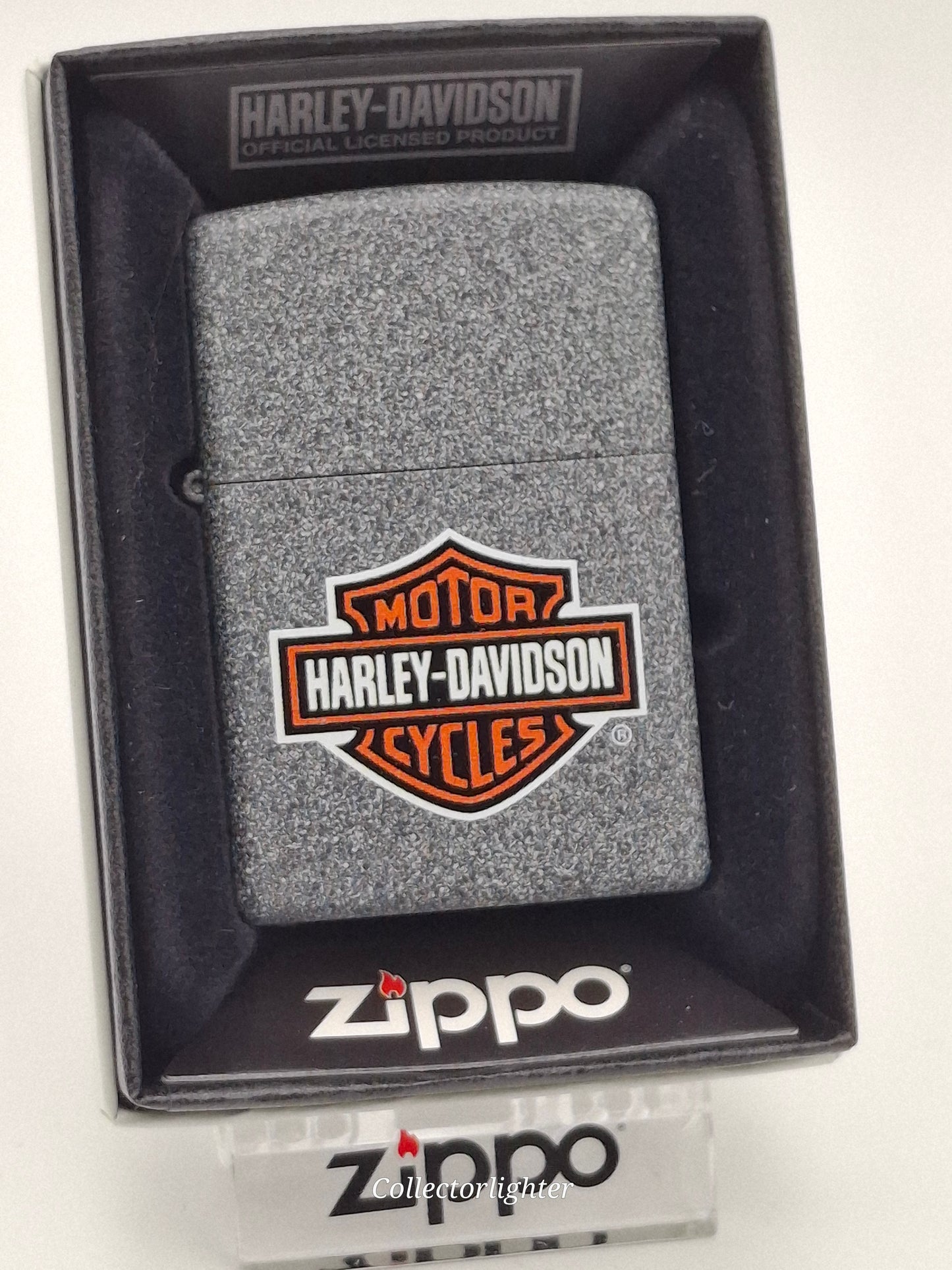 Zippo - Harley Davidson Logo Iron Stone 60000391