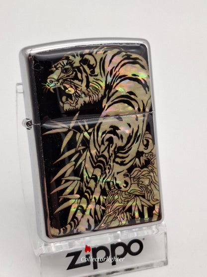 Zippo - Zippo Art Tiger Pearl Look in Holzbox 2003696