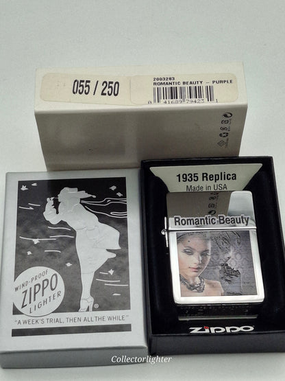 Zippo - Romantic Beauty - Purple 1935 Replica Limited Edition 2003283