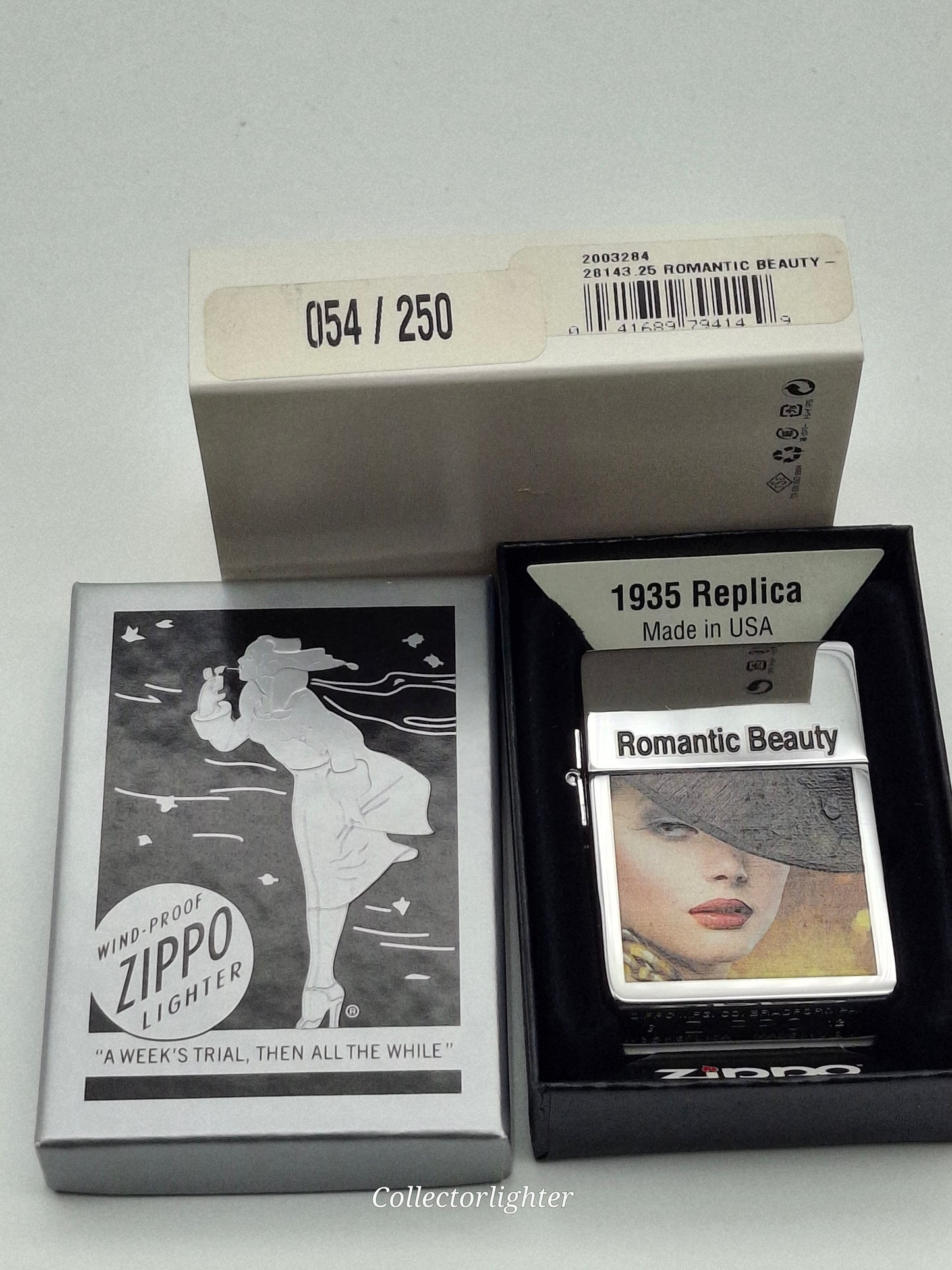 Zippo - Romantic Beauty - Gold 1935 Replica Limited Edition 2003284