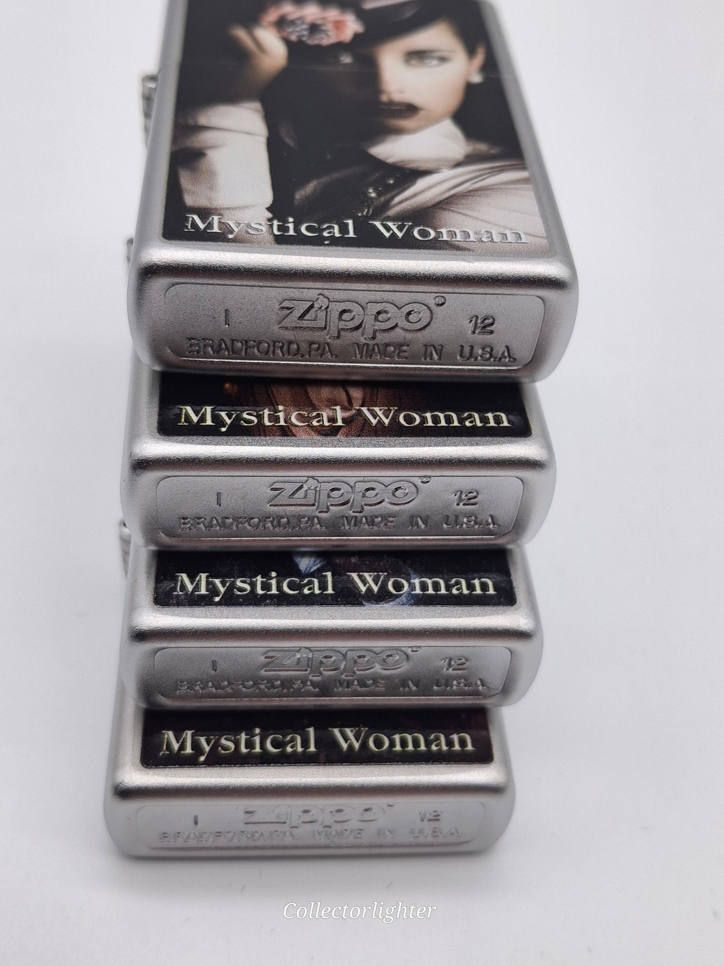 Zippo - Mystical Woman 4er Set Limited Edition  - gleiche Nr. !
