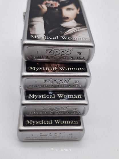 Zippo - Mystical Woman 4er Set Limited Edition  - gleiche Nr. !