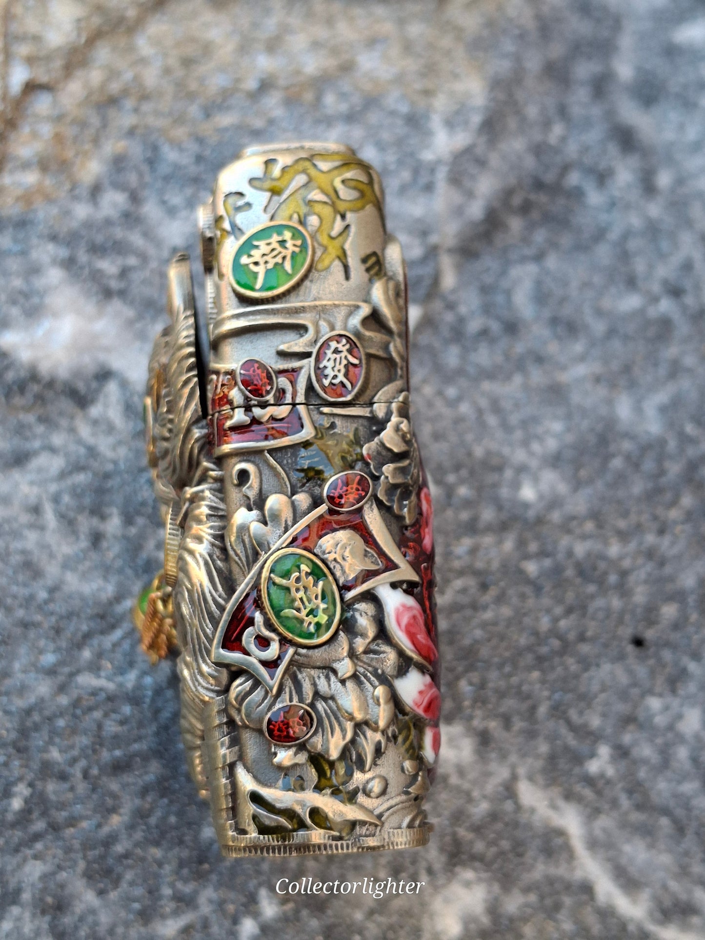 Zippo - Lucky Enamel Cat - Asia Modell