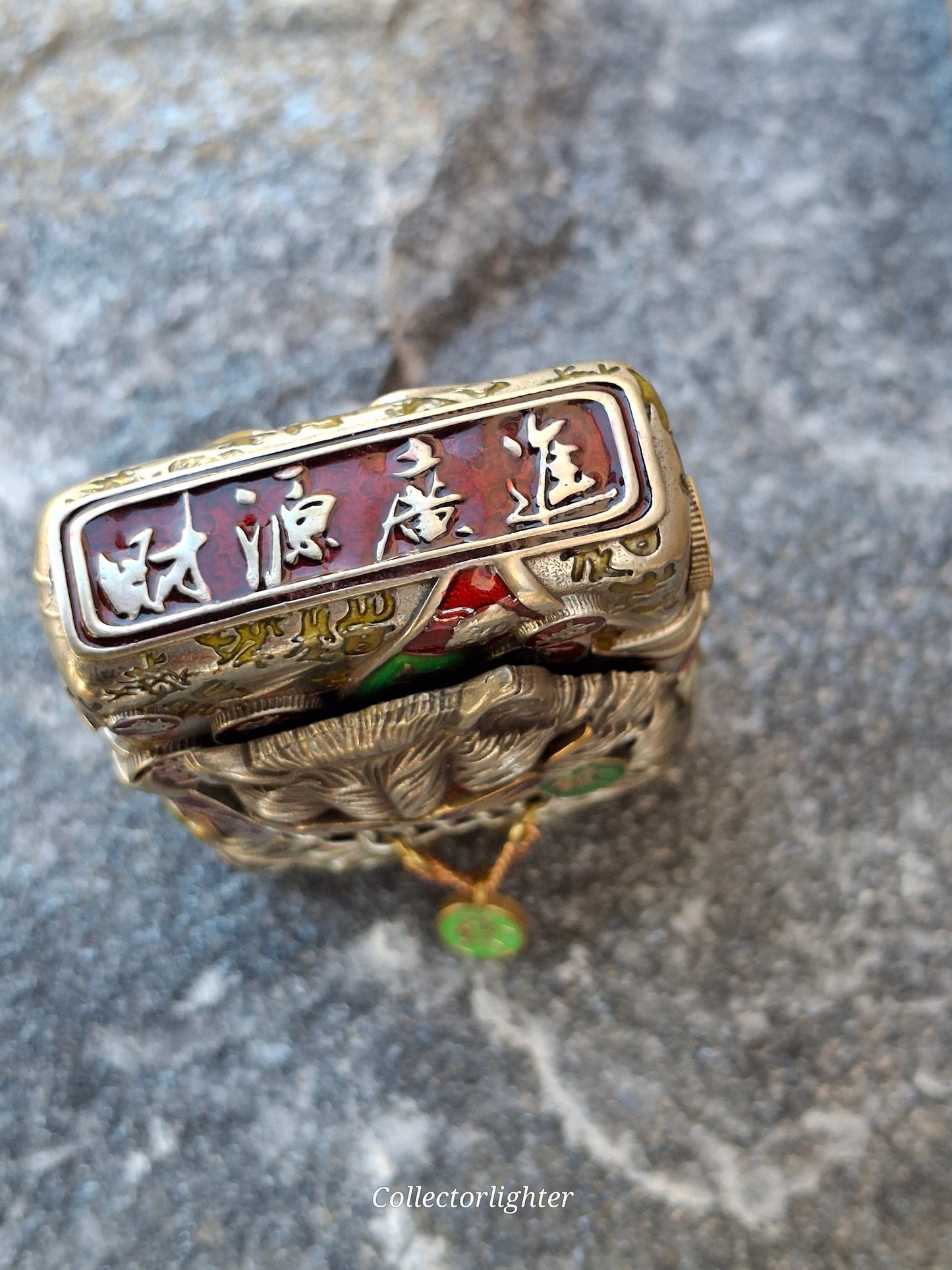 Zippo - Lucky Enamel Cat - Asia Modell
